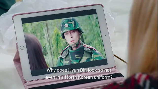 Minnie es fan de Hyun Bin. Foto: captura Netflix