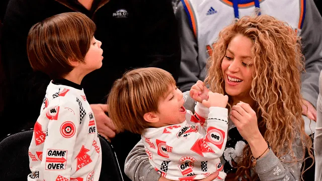 Shakira pasa cuarentena con sus dos hijos, Milan y Sasha, y Gerard Piqué.