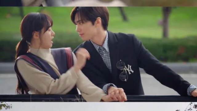 Rocky de ASTRO y Park Bo Yeon en el webdrama "Find me if you can". Foto: captura