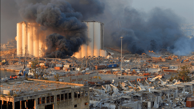 La explosión en Beirut ha provocado colapso en los hospitales. Foto: EFE.