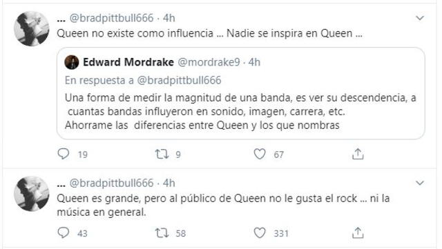 Andrés Calamaro arremete contra Queen. Foto: captura Twitter