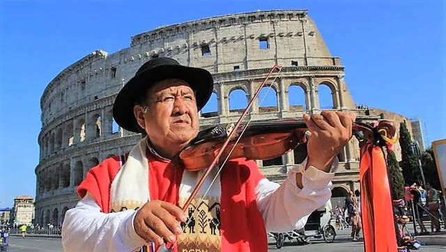 Chimango Lares, célebre violinista peruano. Foto: Difusión.