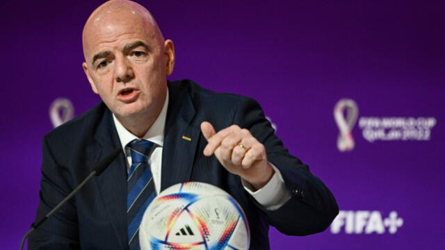Infantino es presidente de la FIFA desde el 2016. Foto: EFE   