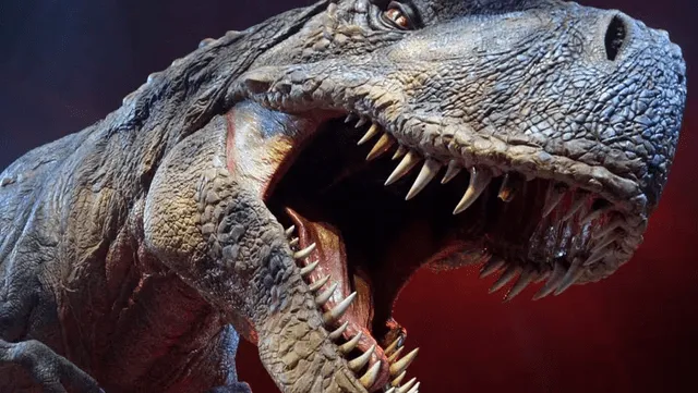  Películas y documentales nos han hecho creer que los T. Rex tenían dientes que sobresalían de su boca. Foto: CBC   