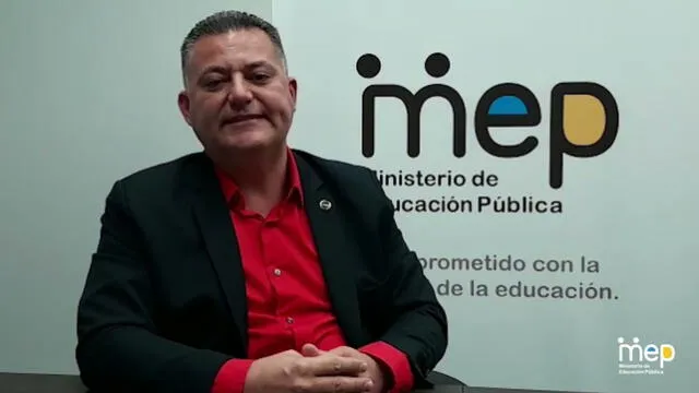 Melvin Chaves Duarte, viceministro del MEP, informó que le darán continuidad al formato digital. Foto: Ministerio de Educación Pública de Costa Rica.