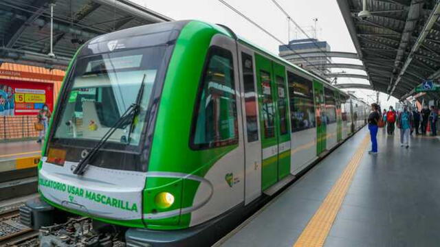 La Línea 1 del Metro de Lima operará hasta las 10.00 p. m. el 1 de mayo. Foto: difusión   