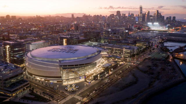 El Chase Center albergará el primer partido de la serie entre Warriors y Lakers. Foto: NBA   