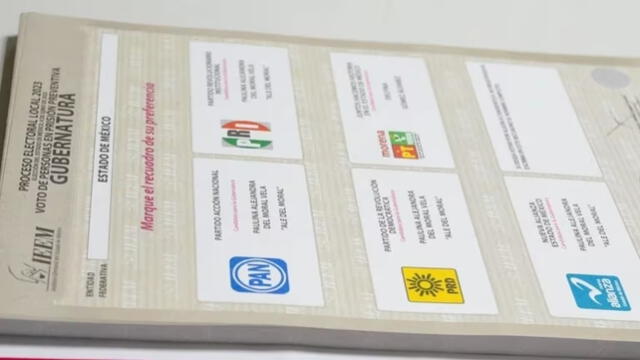 Boletas de sufragio de Edomex. Foto: Milenio 