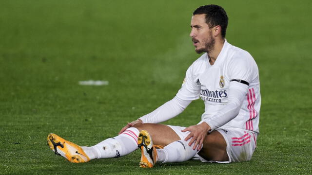 Eden Hazard pasó lesionado la mayor parte de su tiempo en el Real Madrid. Foto: EFE   