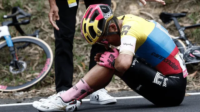 Ecuatoriano Richard Carapaz tuvo mala fortuna en el Tour de Francia 2023.