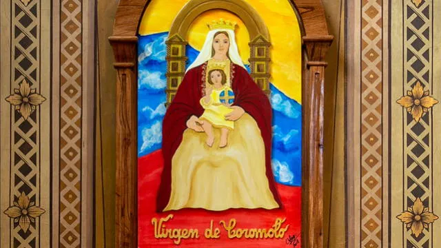  Imágenes de la Virgen de Coromoto. Foto: difusión  