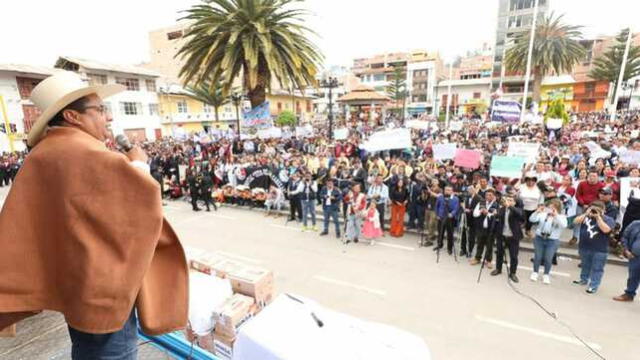 Ministro de Salud en Cajamarca. Foto: Gobierno del Perú   