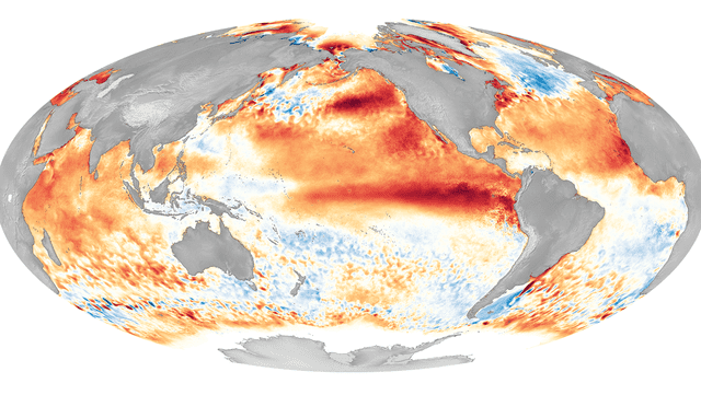  Para medir El Niño global se mide la temperatura en la zona central del Océano Pacífico. Foto: NOAA   