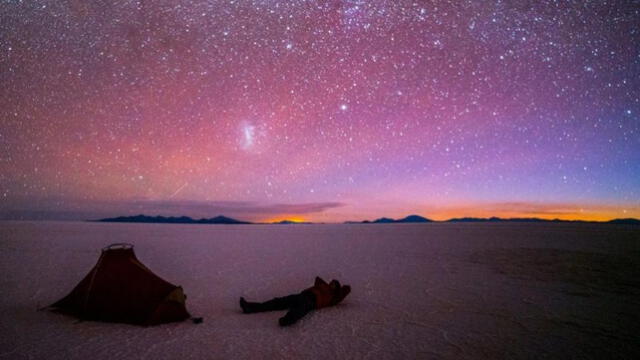 Jordi Busqué en el Salar de Uyuni. Foto: Jordi Busqué   