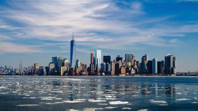  Fotografía de Nueva York a ras del nivel del mar. Foto: Pixabay   