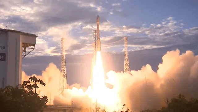 Lanzamiento de un cohete espacial. Foto: ESA 