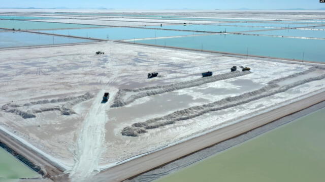 La mayor reserva de litio se encuentra en Sudamérica: Hombre Muerto (Argentina), el salar de Uyuni (Bolivia) y el salar de Atacama (Chile). Foto: AFP   