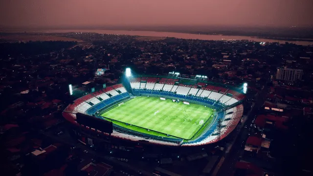 El estadio Defensores del Chaco es el segundo más grande de Paraguay. Foto: selección Colombia   