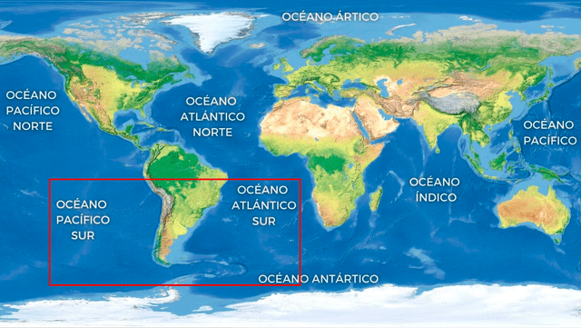  Los océanos del mundo ocupan el 97 % del agua de la Tierra. Foto: Fundación Argentina Azul 