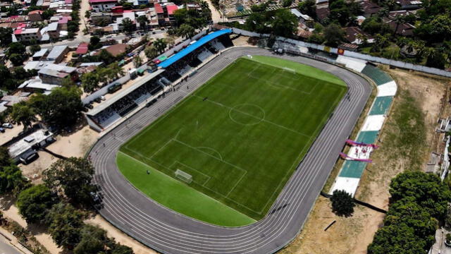 El Estadio Municipal Carlos Vidaurre García cuenta con césped natural. Foto: IPD   