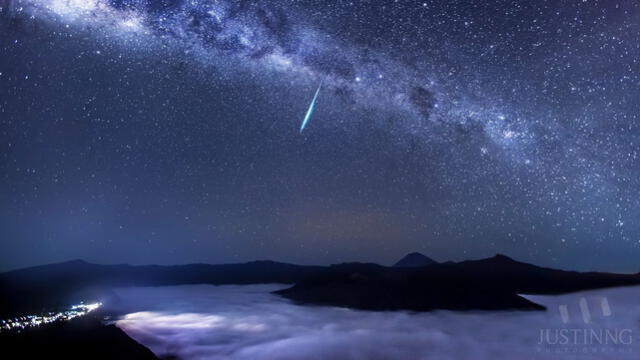 Las Eta Acuáridas son visibles cada año. Foto: Justin Ng 