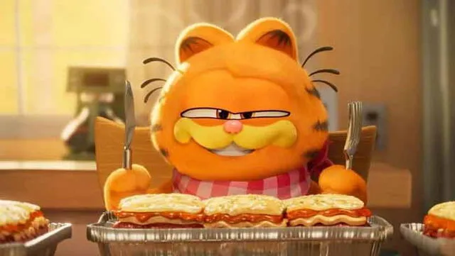  'Garfield: fuera de casa' es la nueva película del famoso gato amante de la lasagna. Foto: difusión   