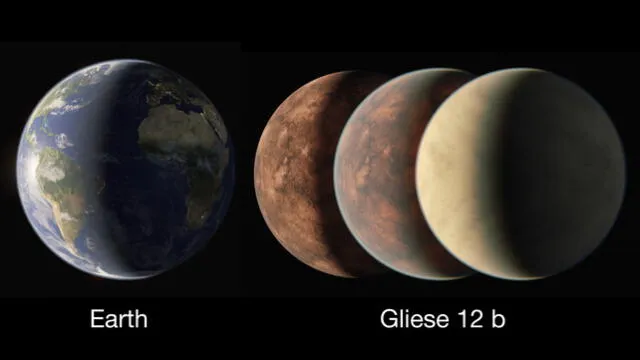 El tamaño estimado de Gliese 12 b puede ser tan grande como la Tierra o ligeramente menor, comparable al de Venus en nuestro sistema solar. Foto: NASA   