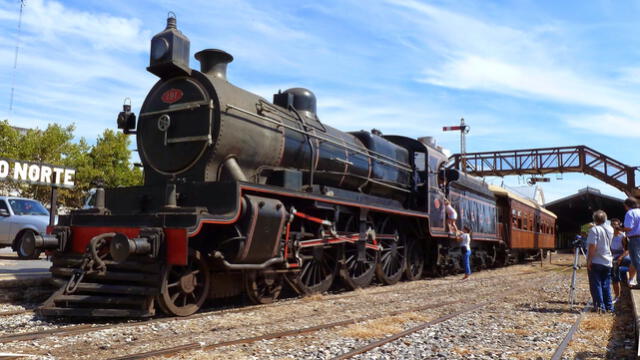 Así es la locomotora Empress 2816 o La Emperatriz. Foto: Arnoldo   