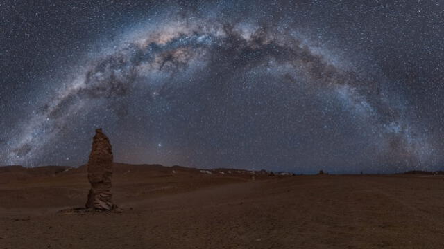 El desierto de Atacama es uno de los lugares favoritos para la astrofotografía, sobre todo en noches de luna nueva. Foto: astrofotografiachile.cl   