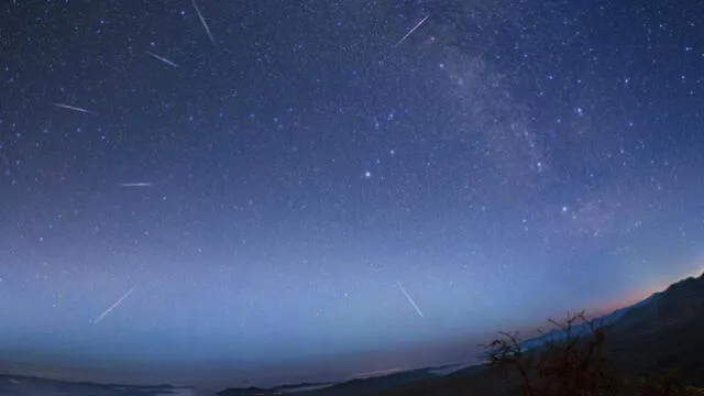  Las Eta Acuáridas son una de las lluvias de estrellas más visibles en el hemisferio sur, incluyendo Chile. Foto: Yuti Beletsky / National Geographic   