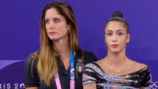 La medalla de Sofia Raffaeli fue la primera presea individual en la historia de la gimnasia rítmica de Italia. Foto: Fanpage   