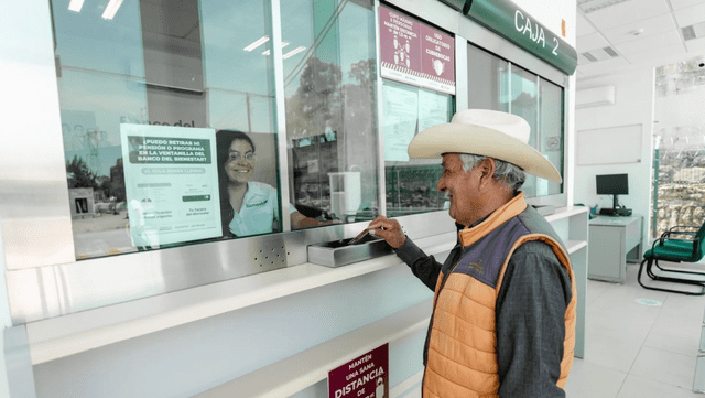 En los periodos de Septiembre-octubre se realizará un nuevo pago de Pensión del Bienestar. Foto: Banco del Bienestar   