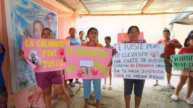 Familiares narraron los últimos minutos de la joven. Foto: Maribel Mendo/La República Familiares narraron los últimos minutos de la joven. Foto: Maribel Mendo/La República