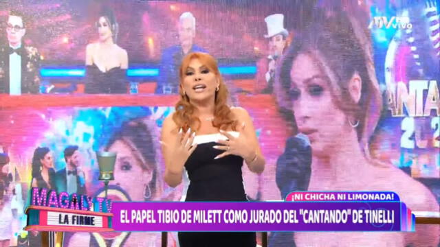  Magaly Medina arremete contra Milett Figueroa tras su debut como jurado. Foto: 'Magaly TV, la firme'    