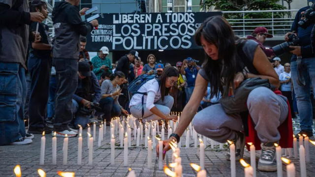 Más de 2.400 personas fueron detenidas durante las protestas por el fraude del chavismo, entre ellas 164 adolescentes, de los cuales 67 siguen bajo detención. Foto: EFE   