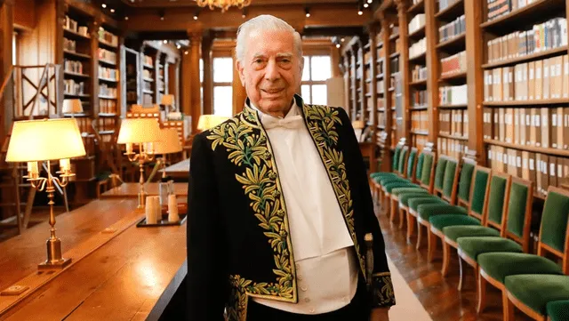  Mario Vargas Llosa es el primer autor que, sin escribir originalmente en francés, fue admitido en la Academia Francesa. Foto: EFE.<br><br>    