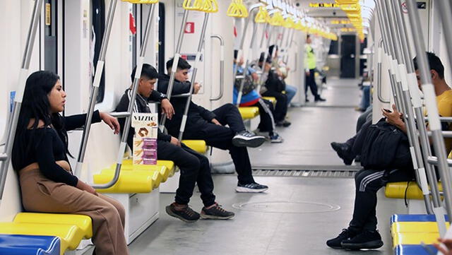 El primer tren subterráneo del Perú opera desde finales del 2023. Foto: MTC   