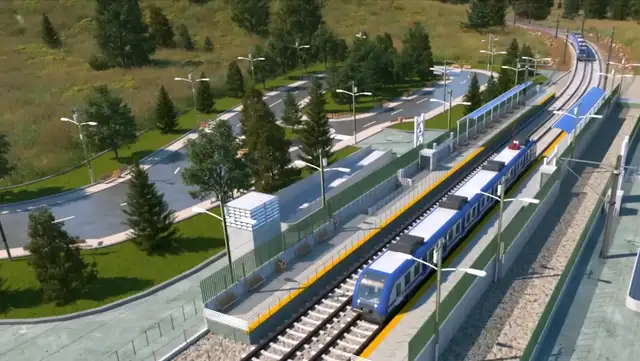 Este tren terminaría por agilizar el tráfico en la capital. Foto: DIfusión   