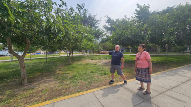 La comunidad vecinal busca que el terreno sea una ampliación del parque Simón Bolívar. Foto: Rosa Quincho   