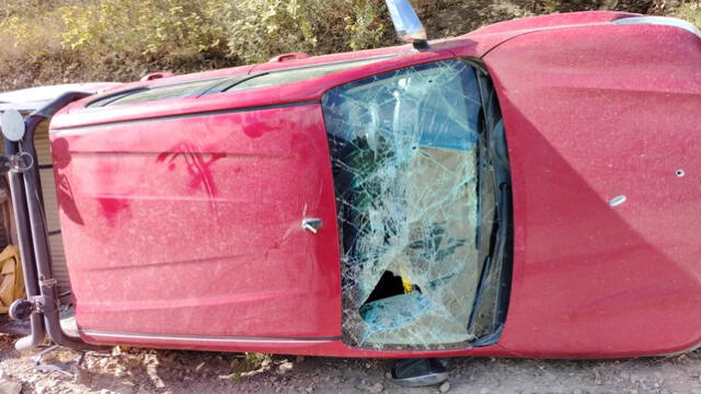La escena del enfrentamiento en Pataz. Foto: Sergio Verde La escena del enfrentamiento en Pataz. Foto: Sergio Verde