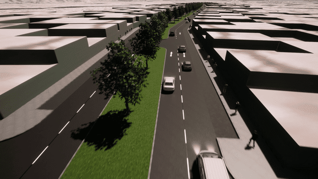 La avenida Pacasmayo que será renovada tras más de 60 años. Foto: Municipalidad de Lima   