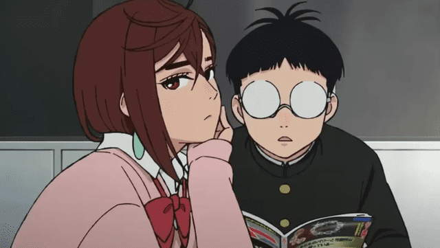Momo y 'Okarun'. Foto: Crunchyroll Momo y 'Okarun'. Foto: Crunchyroll
