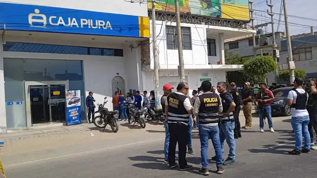 Asaltan Caja Piura en Lambayeque y logran atrapar a uno de los delincuentes. Foto: Difusión   