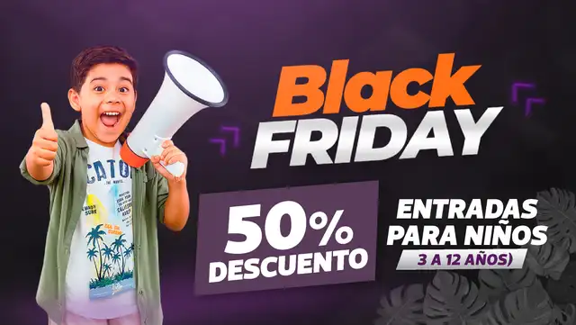  Promoción por Black Friday para niños. Créditos: Patronato del Parque de Las Leyendas    