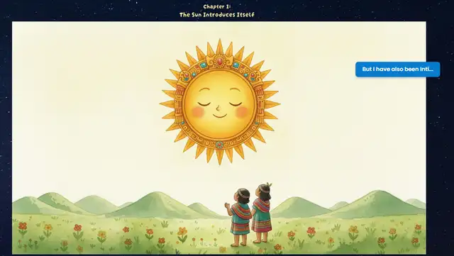 Las peruanas decidieron incluir al dios Inti en su proyecto que fue evaluado por científicos de la NASA. Foto: captura.   