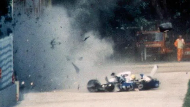Así quedó el Williams de Senna tras el accidente en Imola. Foto: F1.