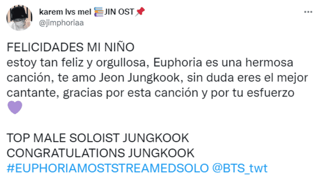 BTS Bangtan Jungkook ARMY Euphoria