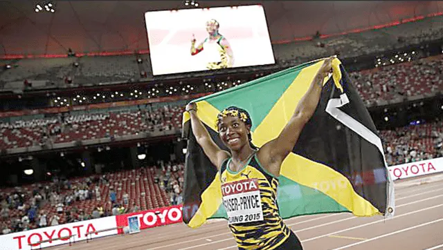 Shelly-Ann Fraser-Pryce. Pekin y Londres son sus dos momentos. Foto: AFP