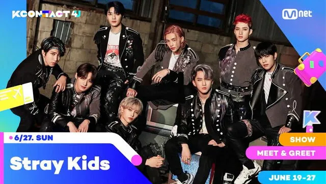 Stray Kids en KCON-TACT. Foto: Mnet