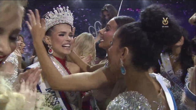 El momento en el que Ileana Márquez es coronada como la nueva Miss Venezuela 2023. Foto: Venevisión Play   
